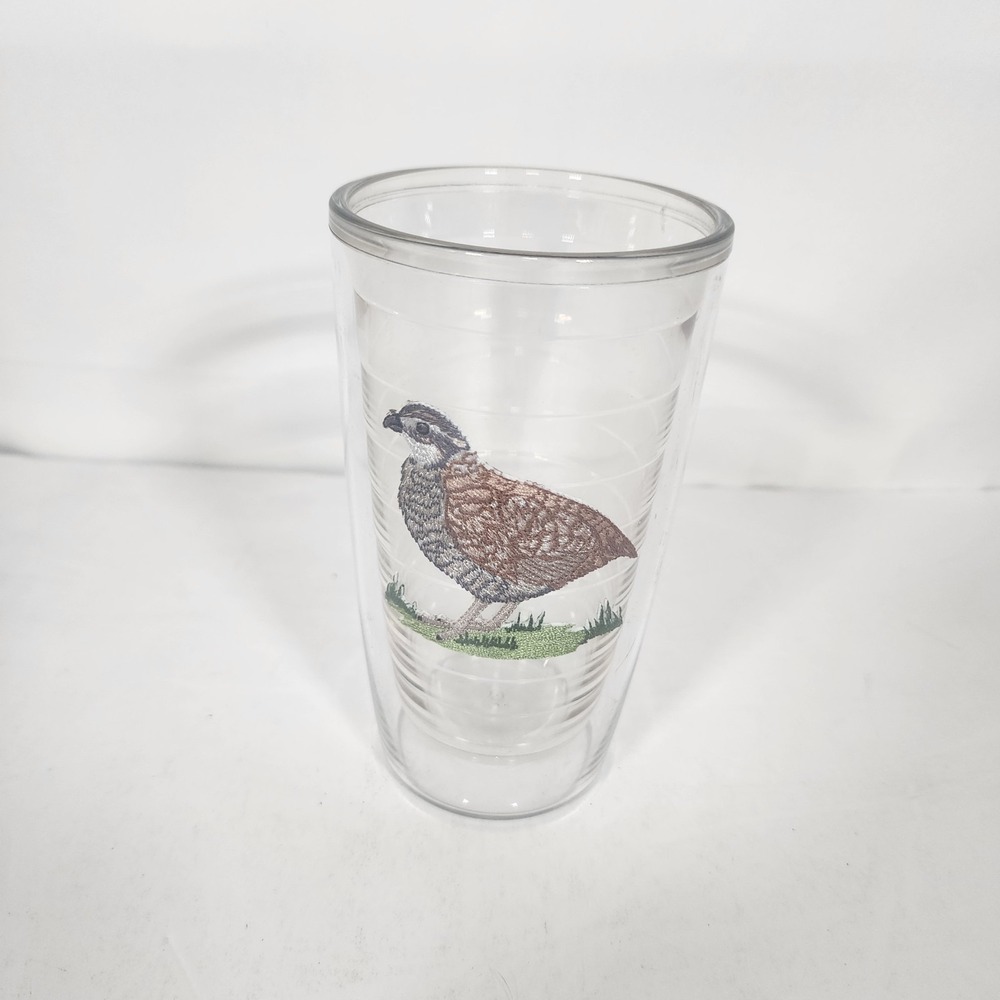 Tervis 16 oz Insulated Tumbler Bobwhite Quail Bird Double Wall Cup USA